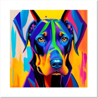 Natural Ear Doberman Collection Posters and Art